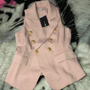 “Got things to do vest suit set” from fashionnova
